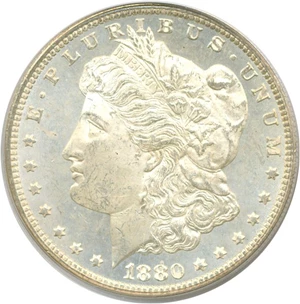 image for: Top 100 VAM: 1880/79-CC $1 Rev.'78 (VAM-4) PCGS MS64