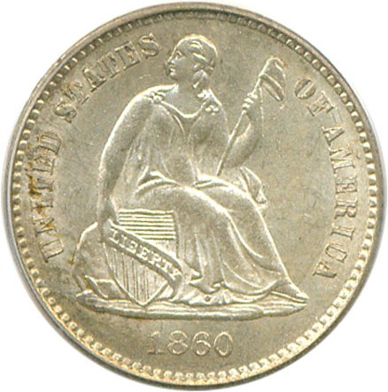 image for: 1860-O H10c  PCGS MS64 