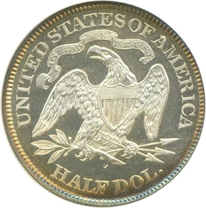 image for: 1890 50c NGC Proof 64 Cameo
