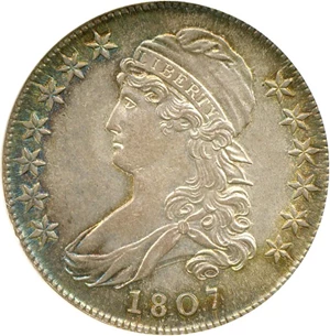 image for: 1807 50c Capped Bust NGC MS62
