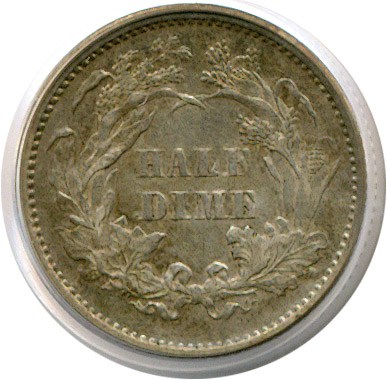 image for: 1866 H10c  PCGS AU50