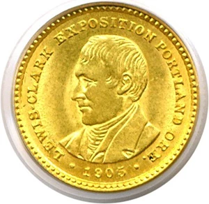 image for: 1905 G$1 Lewis & Clark PCGS MS63