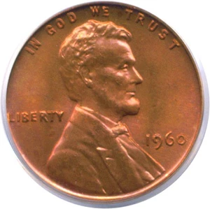 image for: 1960 1c Sm. Date PCGS MS66 RD