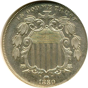 image for: 1880 5c NGC Proof 65