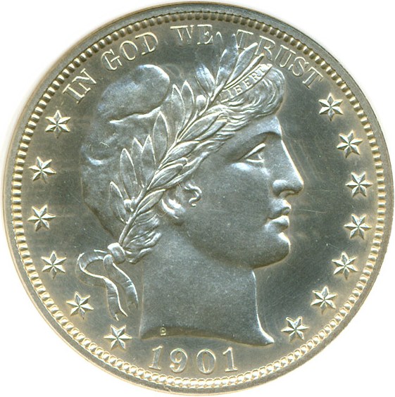 image for: 1901 50c DGS Proof 62  (Lightly Cleaned)