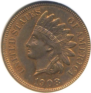 image for: 1908-S 1c NGC MS64 RB