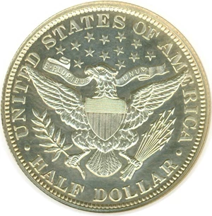 image for: 1892 50c DGS Proof 62 (Cleaned, Altered Surfaces )