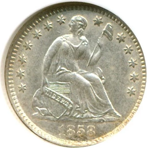 image for: 1858-O H10c NGC MS62