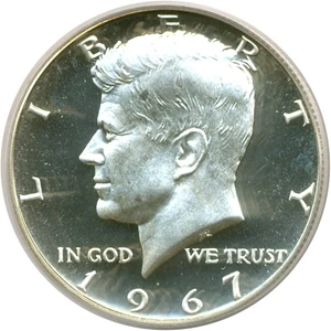 image for: 1967 50c SMS PCGS MS66 DCameo