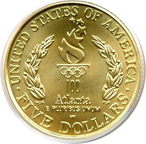 image for: 1996-W $5 Cauldron PCGS MS70