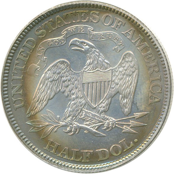 image for: 1882 50c PCGS Proof 63 * Color *