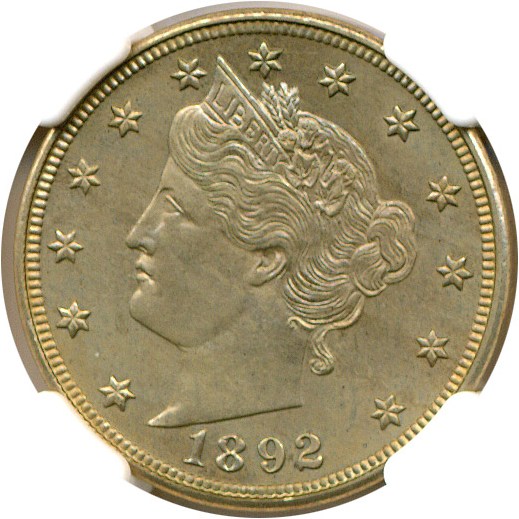 image for: 1892 5c  NGC Proof 64