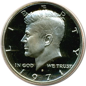 image for: 1971-S 50c PCGS Proof 68 DCameo