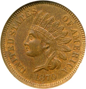 image for: 1870 1c NGC MS64 RB