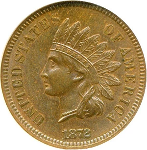 image for: 1872 1c NGC MS64 BN