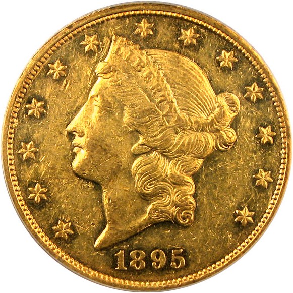 image for: 1895 $20  PCGS/CAC Proof 55 