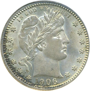 image for: 1906 25c DGS AU58