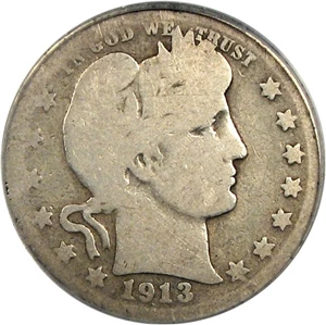 image for: 1913-S 25c PCGS AG-3