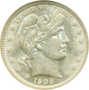 image for: 1908-S 50c DGS AU55