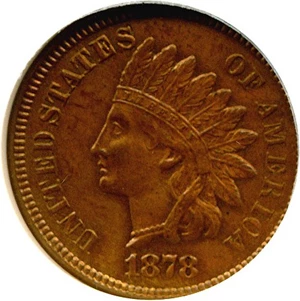 image for: 1878 1c DGS AU58 (Cleaned, Light Corrosion)