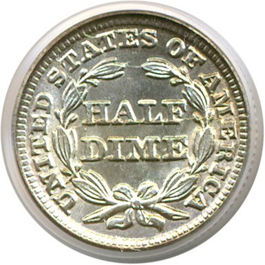 image for: 1849/6 H10c  PCGS MS63