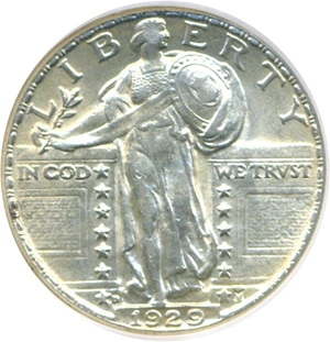 image for: 1929-D 25c DGS AU58 (Lightly Cleaned)