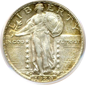 image for: 1929-D 25c PCGS AU53