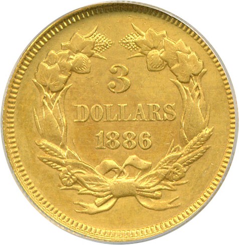 image for: 1886 $3  NCS AU Details (Improperly Cleaned)