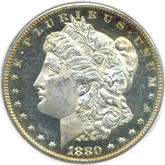 image for: 1880-S $1  NGC MS64 DMPL