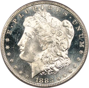 image for: 1883-CC $1 PCGS MS65 DMPL