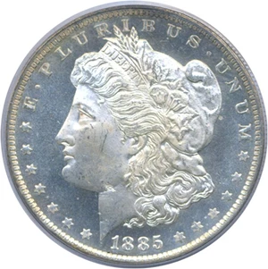 image for: 1885-O $1 PCGS MS64 DMPL