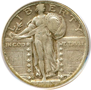 image for: 1923-S 25c PCGS XF40