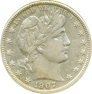 image for: 1907-O 50c DGS XF45 (Lightly Cleaned)