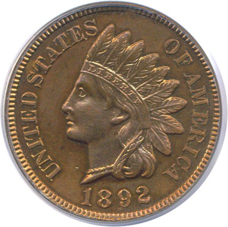 image for: 1892 1c  PCGS/CAC Proof 63 RB OGH