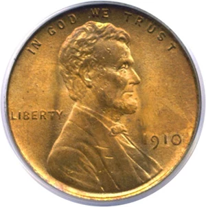 image for: 1910 1c PCGS MS65 RD
