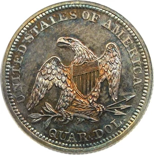 image for: 1860 25c PCGS Proof 63
