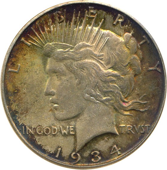 image for: Top 50 VAM: 1934-D $1 VAM-3  Large D DDO Motto NGC MS63 