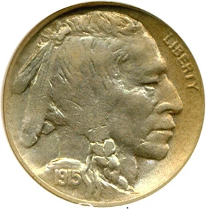 image for: 1915-D 5c DGS AU50 (Lightly Cleaned)