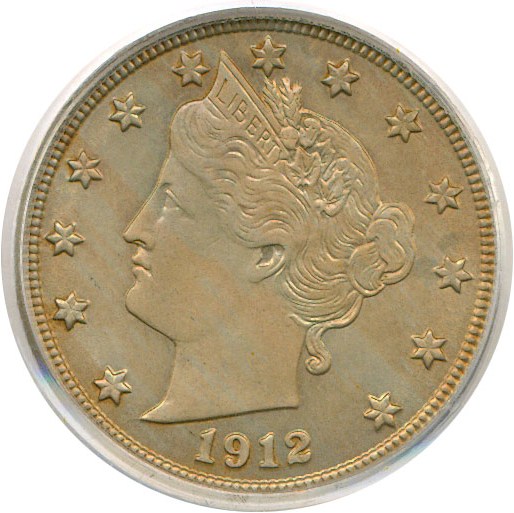 image for: 1912-D 5c  PCGS MS64