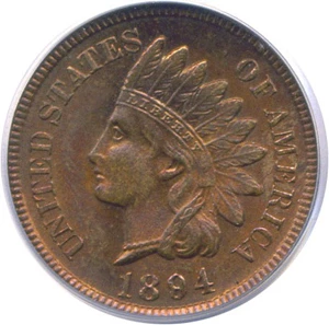 image for: 1894 1c PCGS MS64 RB