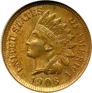 image for: 1906 1c DGS AU58 (Lightly Cleaned)