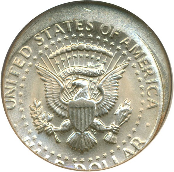 image for: 1984-P 50c  NGC MS62 *Mint Error - Struck 10% Off Center*