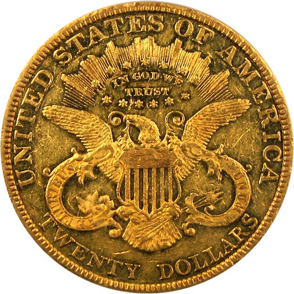 image for: 1895 $20  PCGS/CAC Proof 55 