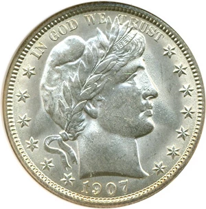 image for: 1907-O 50c NGC MS64