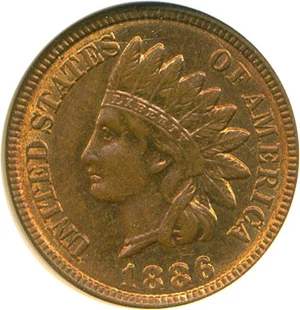 image for: 1886 1c Type 2 NGC MS65 RB