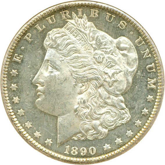 image for: 1890-CC $1 DGS MS61 PL