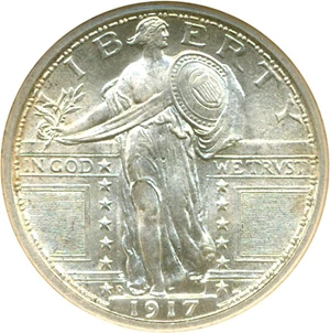 image for: 1917-D 25c Ty.1 NGC MS66 FH