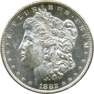 image for: 1882-CC $1 GSA Hoard/NGC MS62 DMPL
