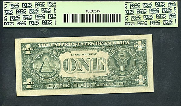 image for: Fr.1908H 1974 $1  PCGS Gem CU65 PPQ  [H00256114] *Star* 