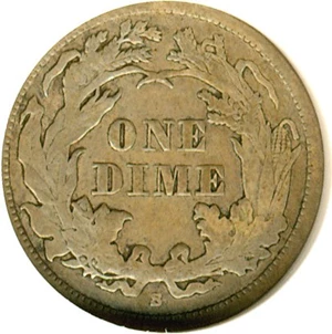 image for: 1862-S 10c DGS XF40 (Cleaned, Altered Surfaces )